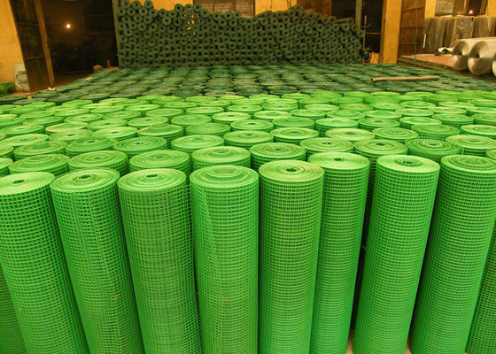 1" x BWG18 Polyvinyl chloride Wire Mesh Fencing Rolls