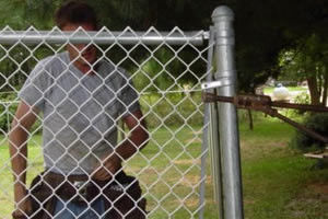 25mm Heavy Duty Interior Premade Chain Link Fence