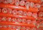 70 X 40mm Ldpe Orange Fence Netting Width 1m